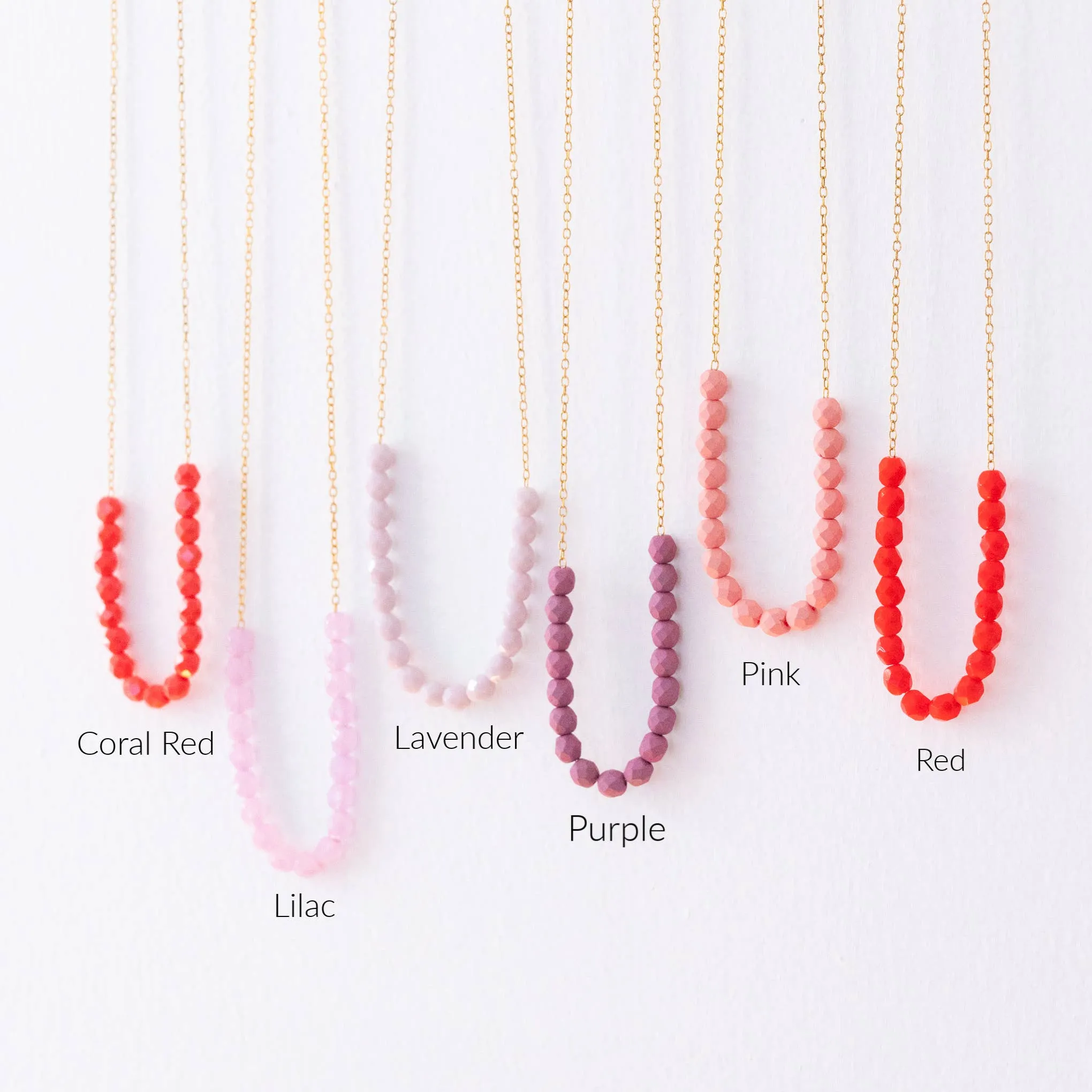 Colorful Glass Bead Necklace