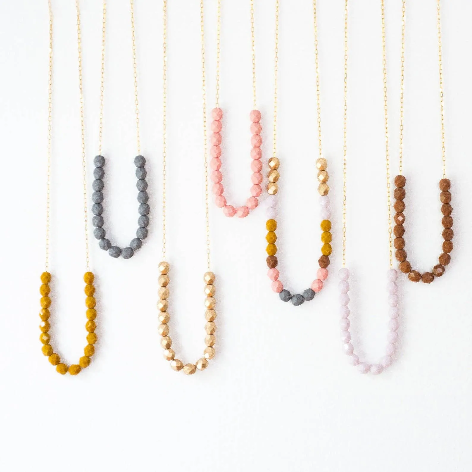 Colorful Glass Bead Necklace