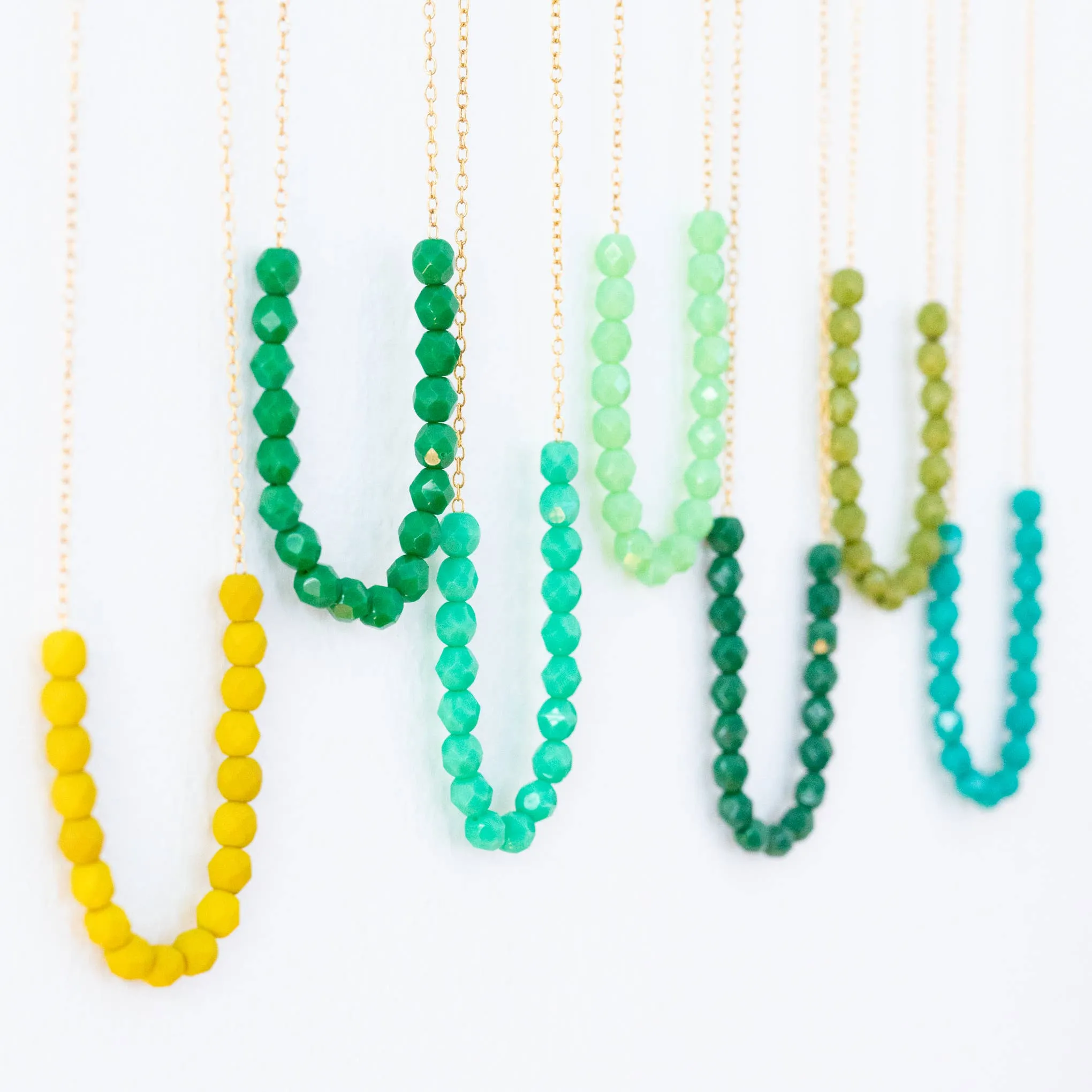 Colorful Glass Bead Necklace