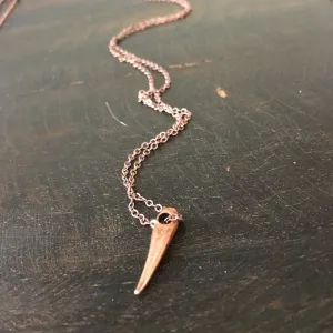 Copper spike Layering Necklace - Pointless.