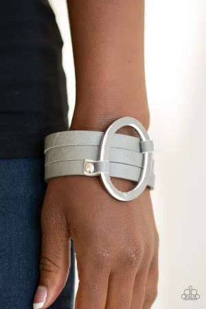 Cowgirl Cavalier Silver Paparazzi Bracelet