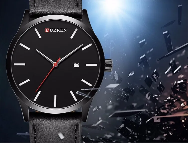 CURREN Fashion Simple Men Watch Top Brand Luxury Military Sport Wrist Watch Men Quartz Clock Mens Watches Waterproof Relogio