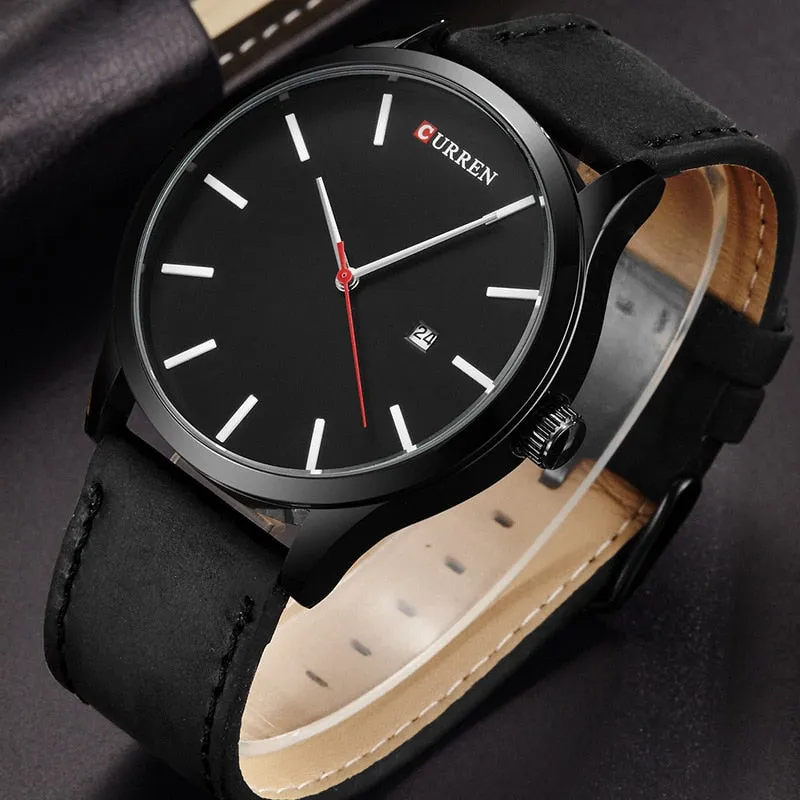 CURREN Fashion Simple Men Watch Top Brand Luxury Military Sport Wrist Watch Men Quartz Clock Mens Watches Waterproof Relogio