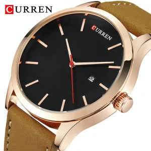 CURREN Fashion Simple Men Watch Top Brand Luxury Military Sport Wrist Watch Men Quartz Clock Mens Watches Waterproof Relogio