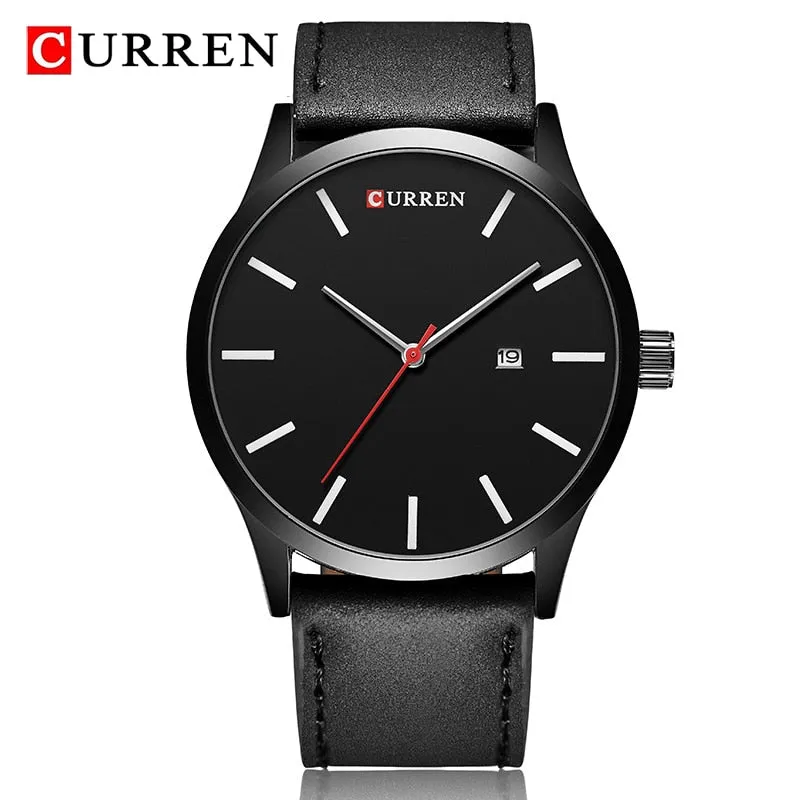 CURREN Fashion Simple Men Watch Top Brand Luxury Military Sport Wrist Watch Men Quartz Clock Mens Watches Waterproof Relogio