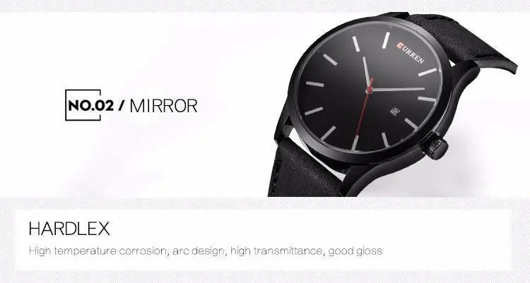 CURREN Fashion Simple Men Watch Top Brand Luxury Military Sport Wrist Watch Men Quartz Clock Mens Watches Waterproof Relogio