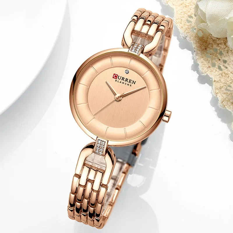 CURREN New Women Luxury Brand Watch Waterproof Fashion Lady Wristwatch for Woman Clock Ladies Quartz Watches Relogio Feminino