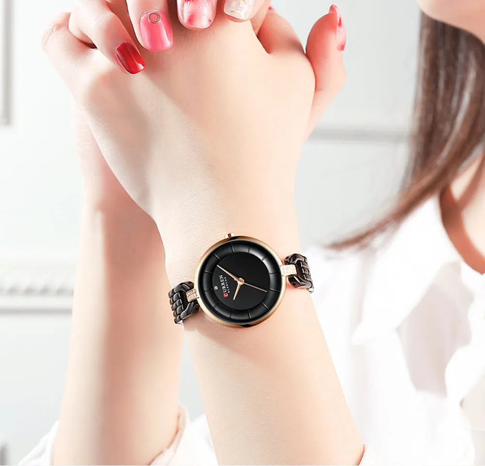 CURREN New Women Luxury Brand Watch Waterproof Fashion Lady Wristwatch for Woman Clock Ladies Quartz Watches Relogio Feminino