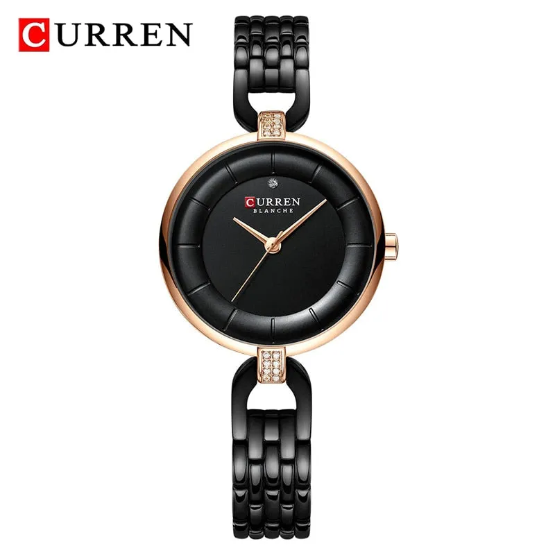CURREN New Women Luxury Brand Watch Waterproof Fashion Lady Wristwatch for Woman Clock Ladies Quartz Watches Relogio Feminino