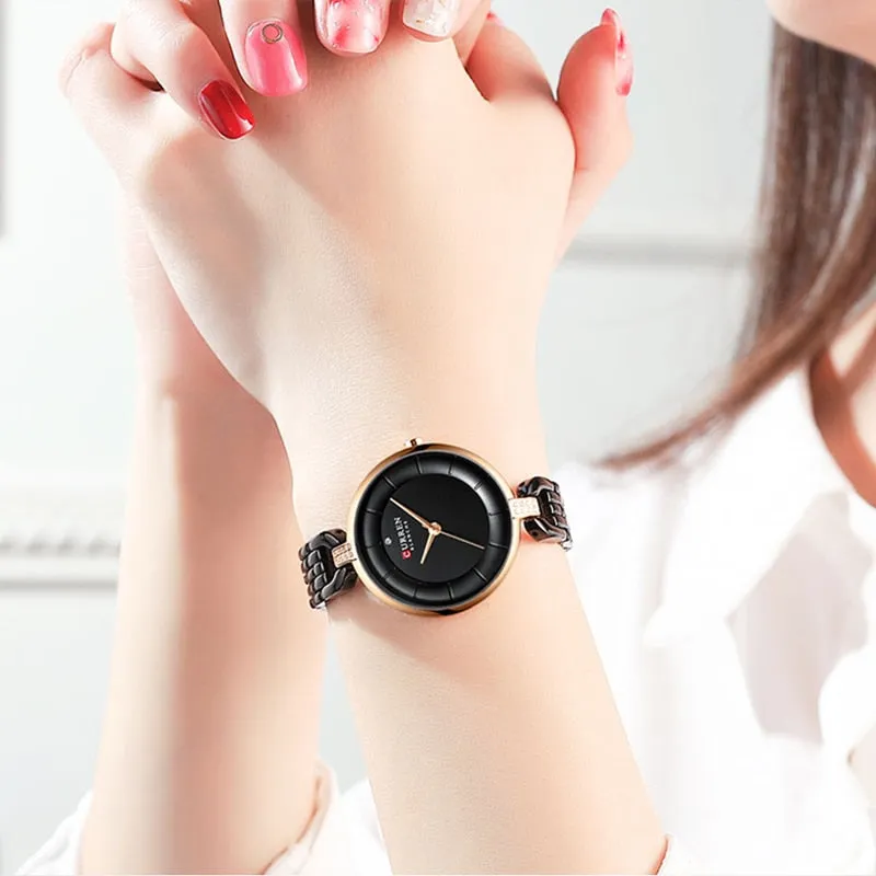 CURREN New Women Luxury Brand Watch Waterproof Fashion Lady Wristwatch for Woman Clock Ladies Quartz Watches Relogio Feminino