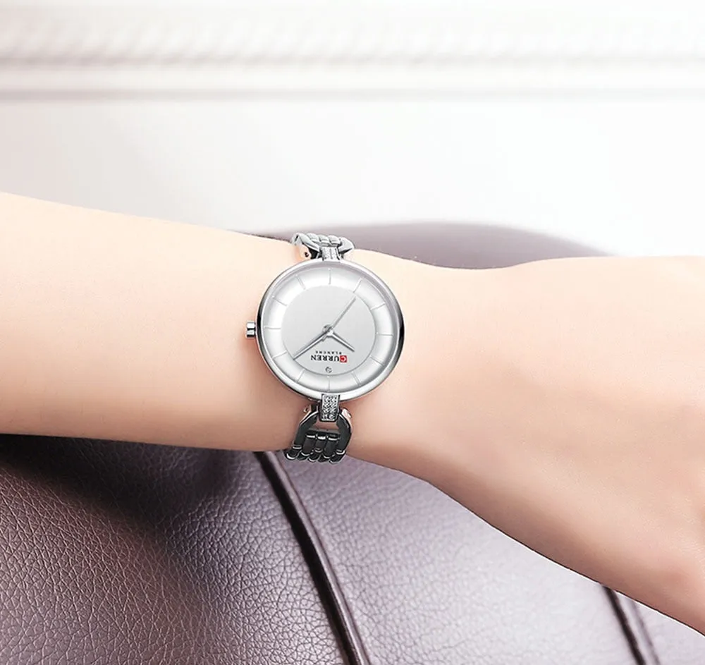 CURREN New Women Luxury Brand Watch Waterproof Fashion Lady Wristwatch for Woman Clock Ladies Quartz Watches Relogio Feminino