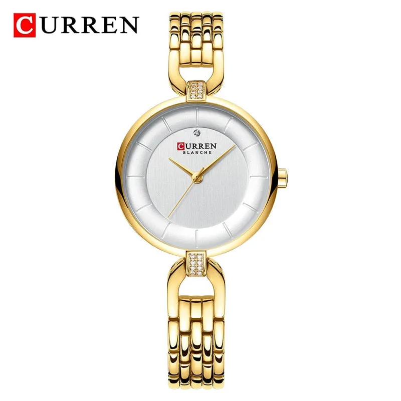 CURREN New Women Luxury Brand Watch Waterproof Fashion Lady Wristwatch for Woman Clock Ladies Quartz Watches Relogio Feminino
