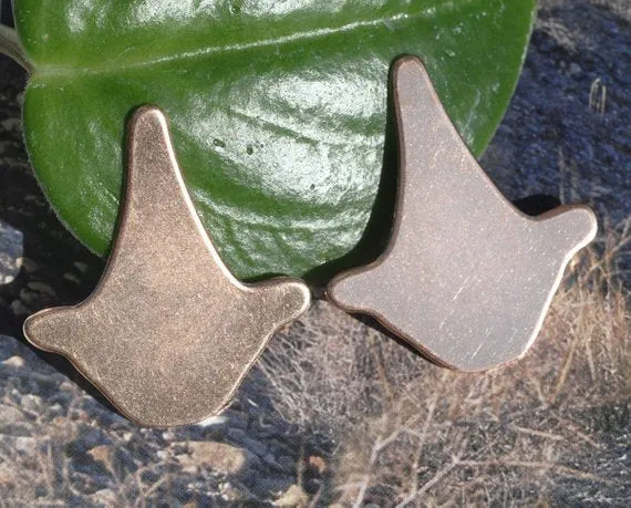 Curvy Teardrop blanks for layered pendants, earrings, or bracelets