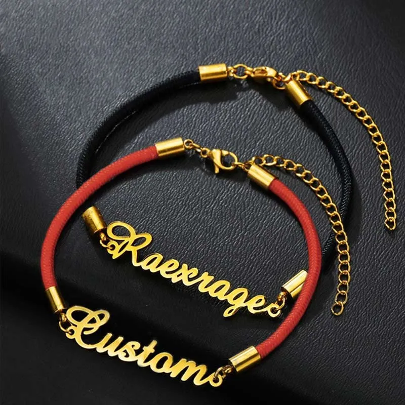 Custom Name Bracelets for Women Hand-woven Bracelet