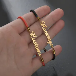 Custom Name Bracelets for Women Hand-woven Bracelet