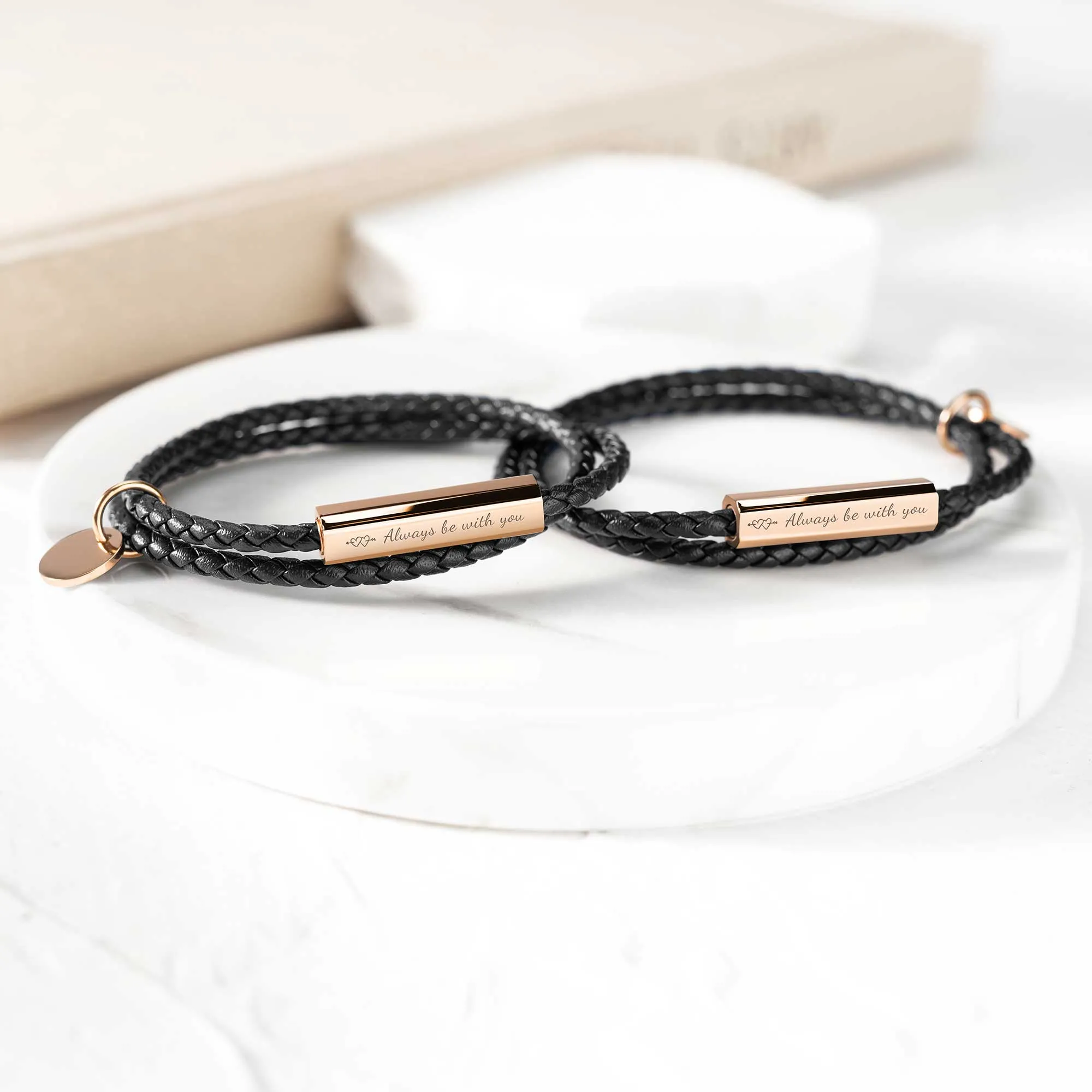 Customizable Name Design Ricordi Italian Leather Wrap Bracelet
