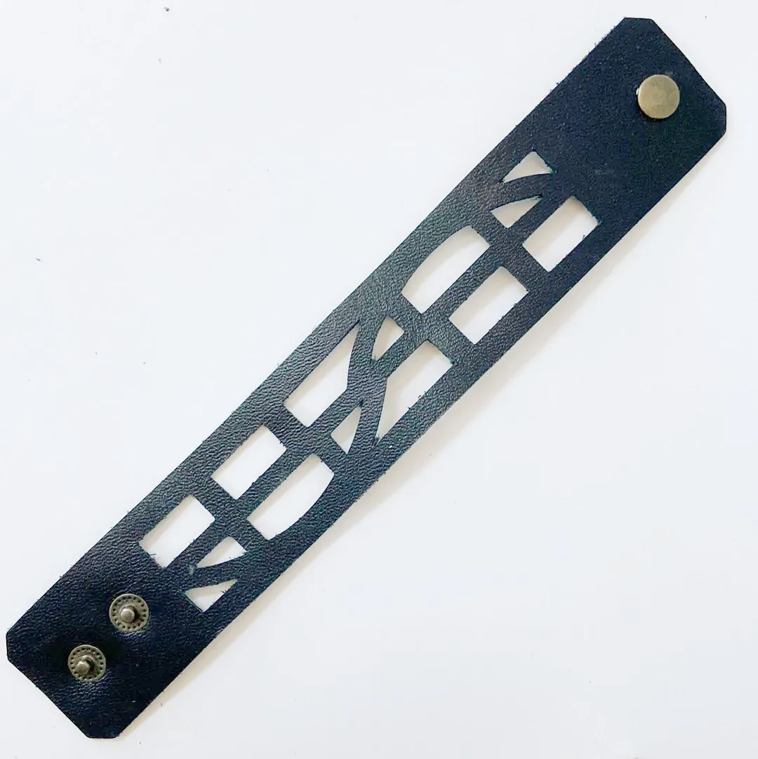 Cutout Leather Band - Optimist & Empowerment Design