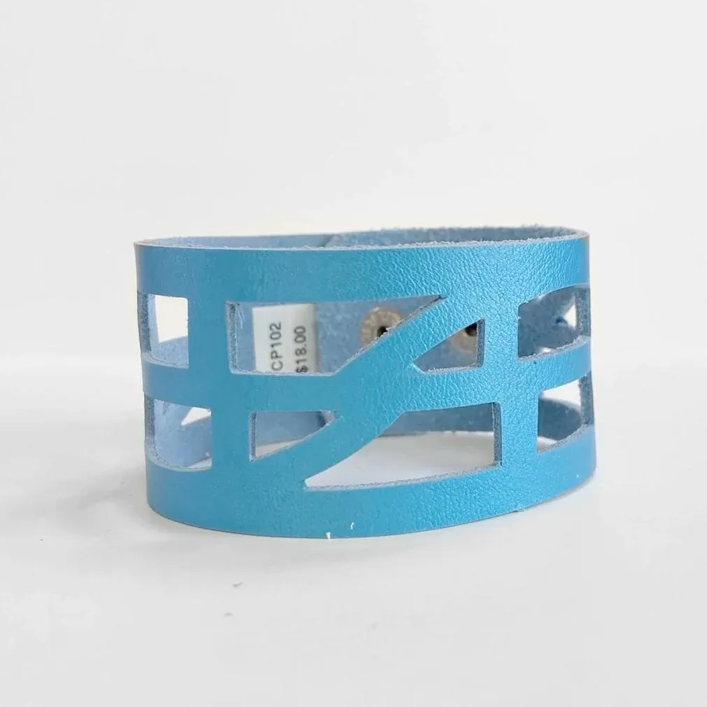 Cutout Leather Band - Optimist & Empowerment Design