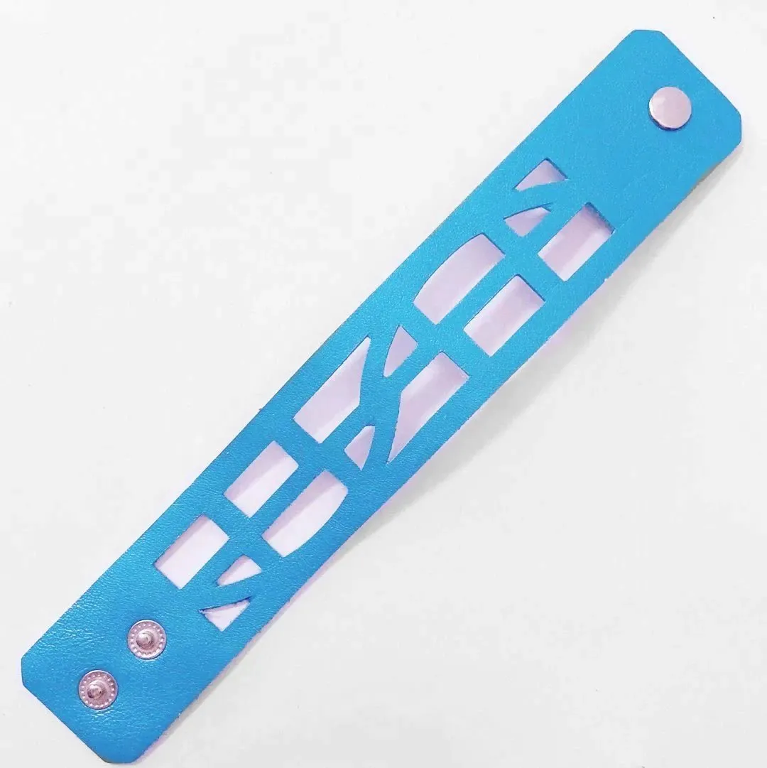 Cutout Leather Band - Optimist & Empowerment Design