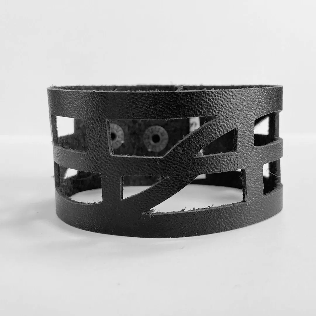 Cutout Leather Band - Optimist & Empowerment Design