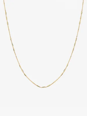 Cylinder Bead Chain Necklace
