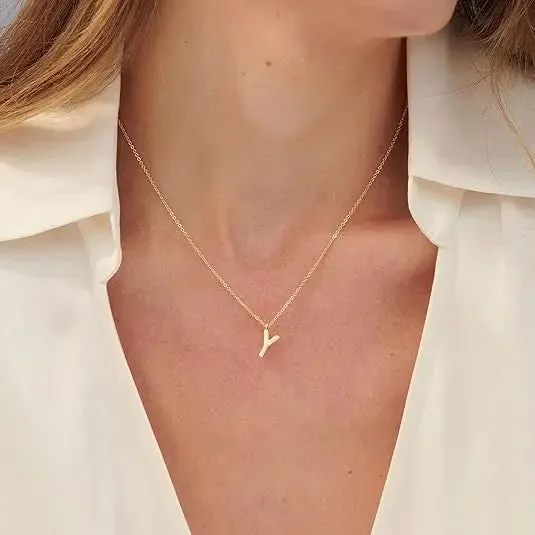 Dakota - Dainty Monogram Letter Necklace Woman's Jewelry