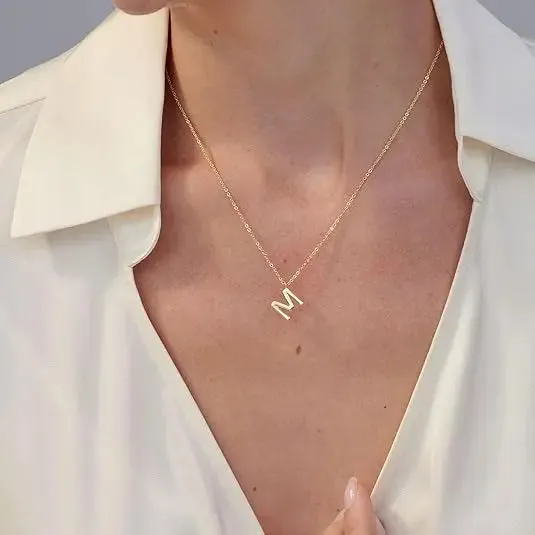 Dakota - Dainty Monogram Letter Necklace Woman's Jewelry