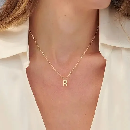 Dakota - Dainty Monogram Letter Necklace Woman's Jewelry