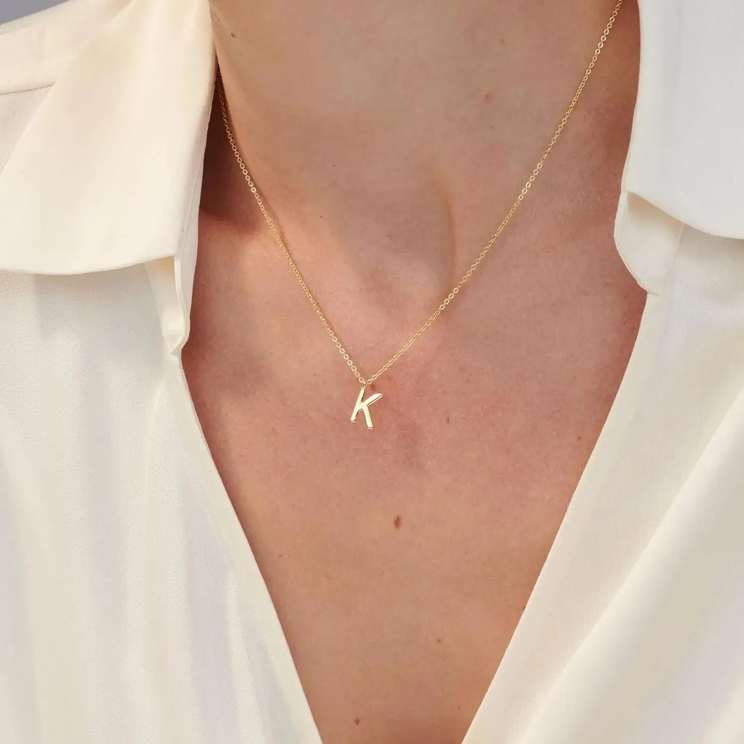 Dakota - Dainty Monogram Letter Necklace Woman's Jewelry