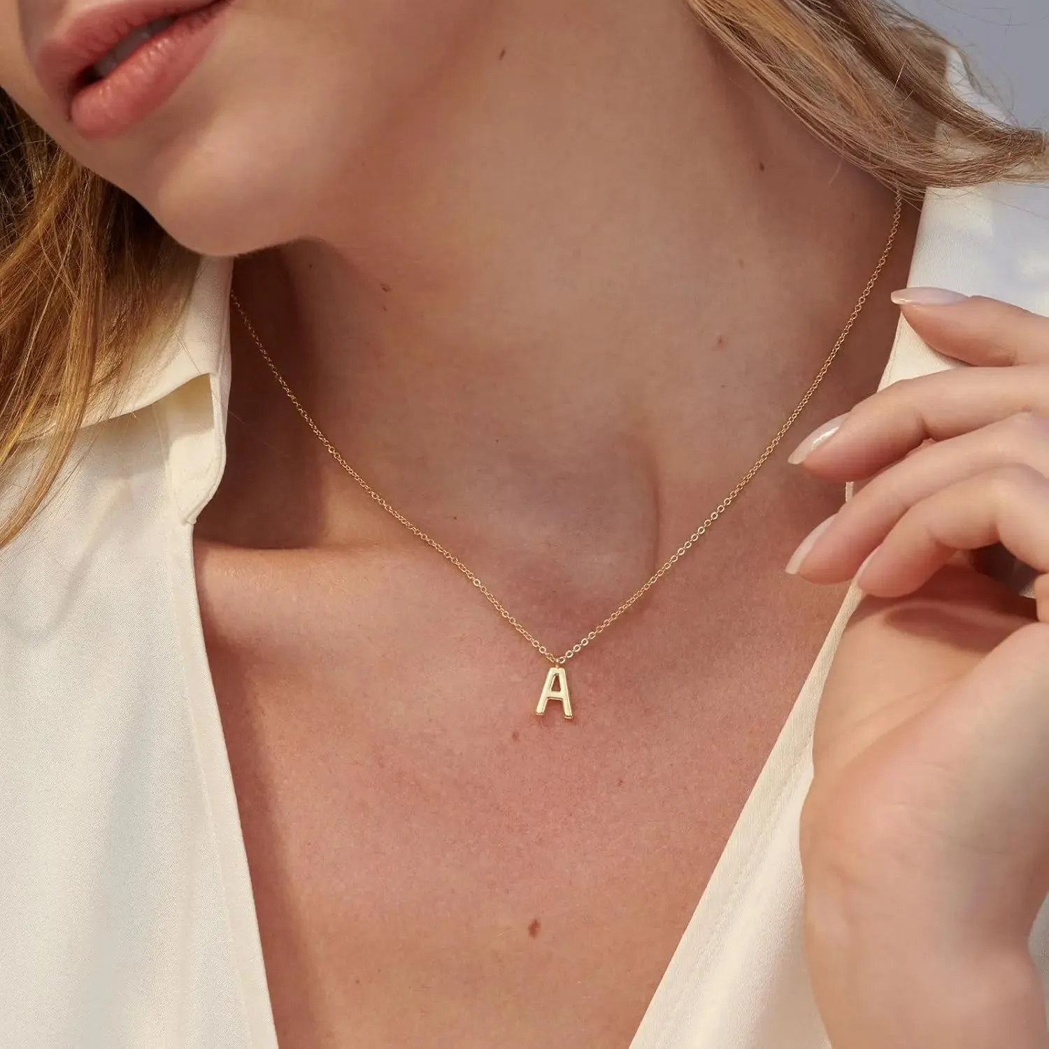 Dakota - Dainty Monogram Letter Necklace Woman's Jewelry