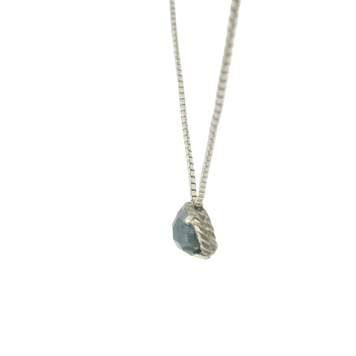 David Yurman Chatelaine Hematite Pendant Necklace