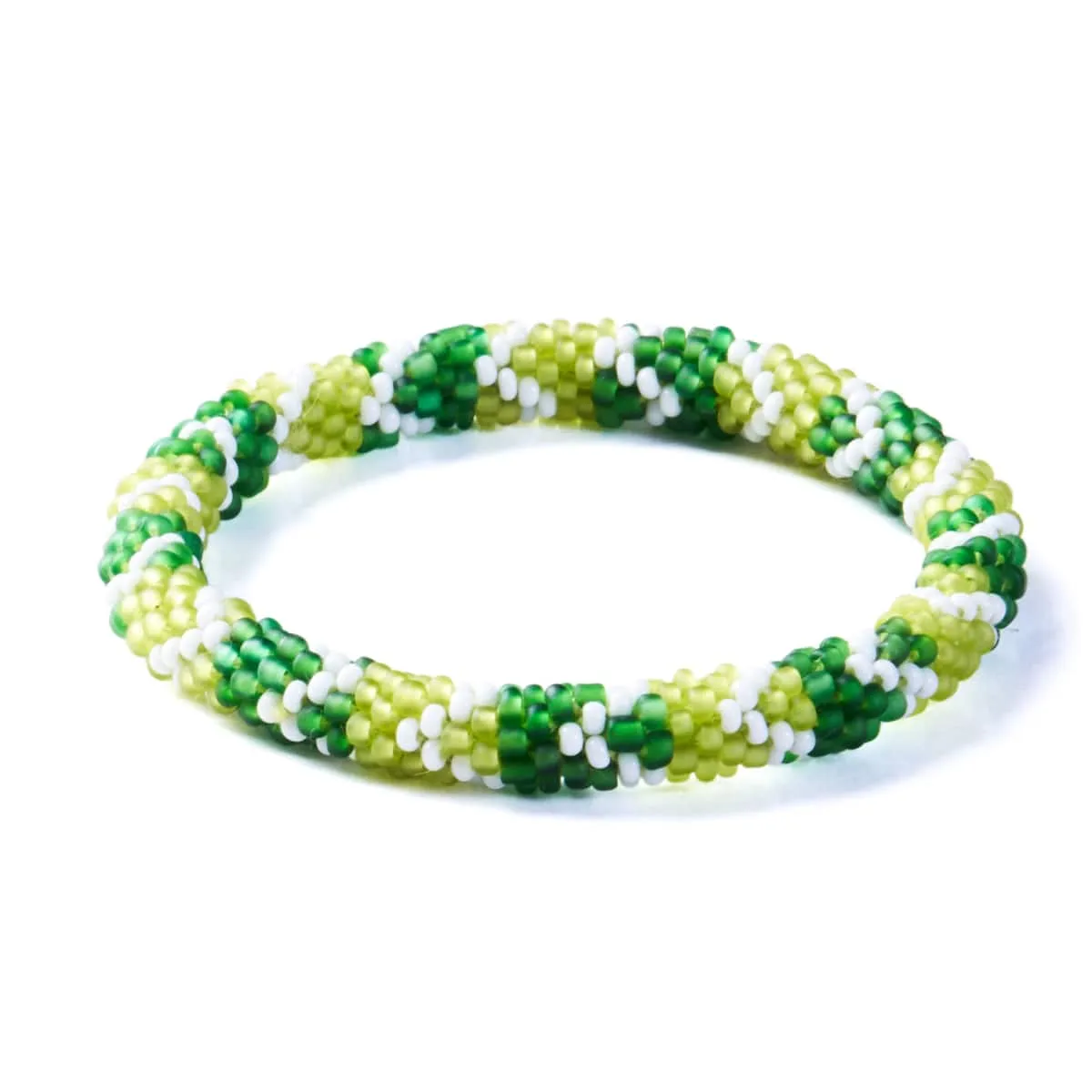 Dewdrops | Himalayan Glass Bead Bracelet