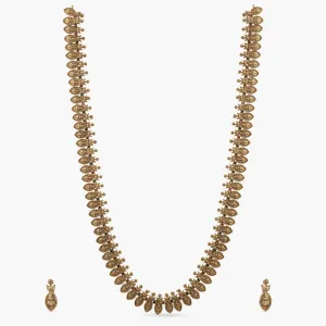 Dhruva Antique Long Necklace Set