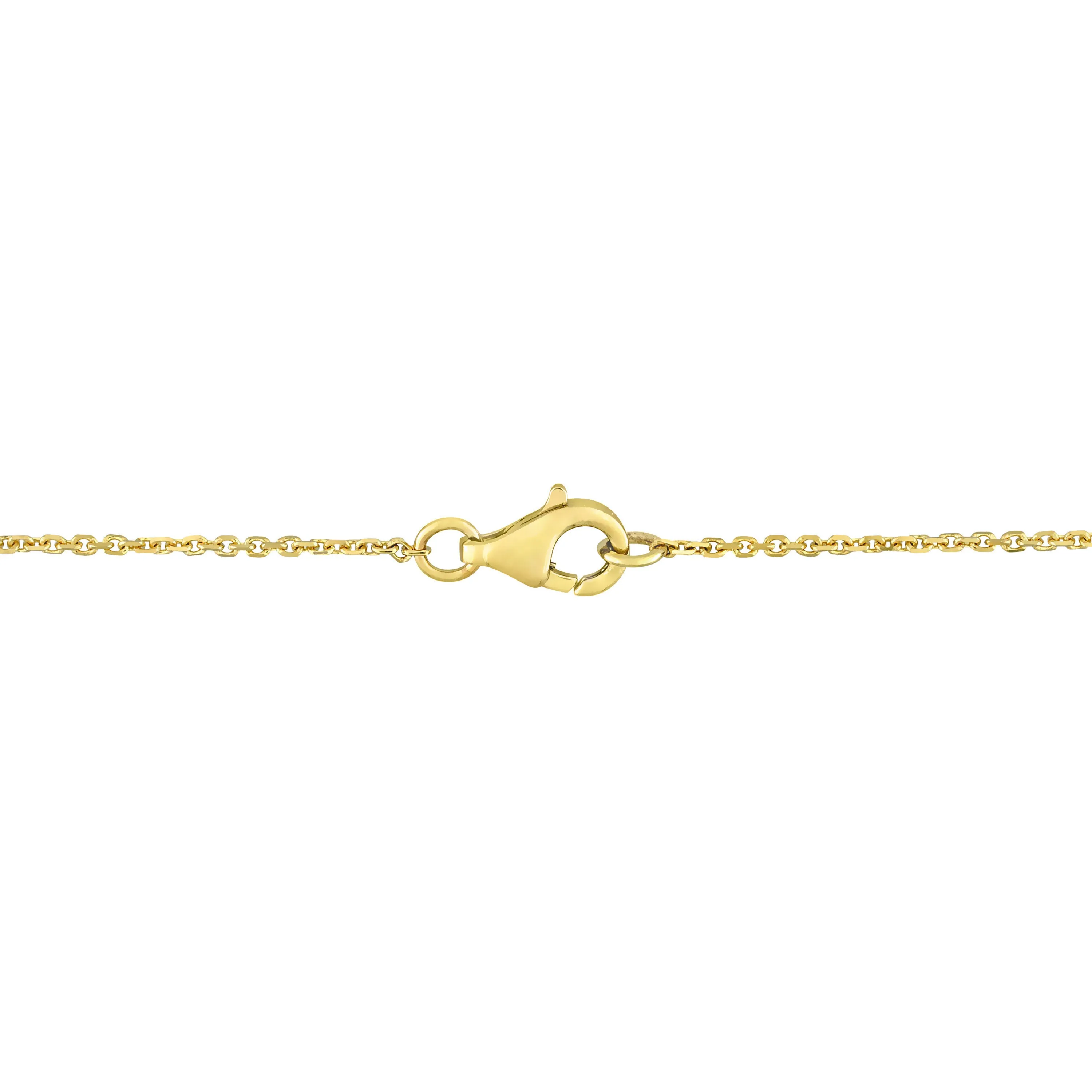 Diamond By The Yard Station Necklace 18"