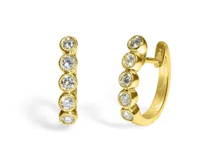 Diamond Huggie Earrings 0.43ctw