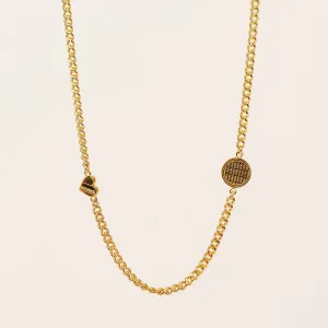 Double Spaced Love Charm Necklace
