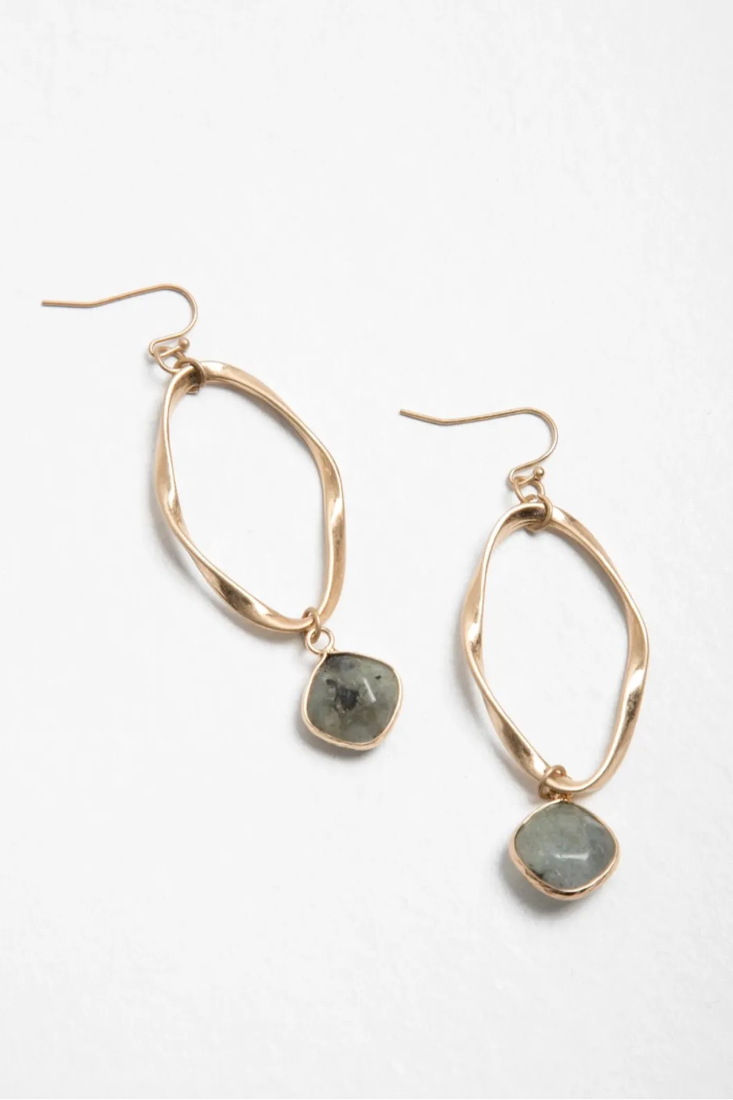 Ella Gemstone Drop Earrings