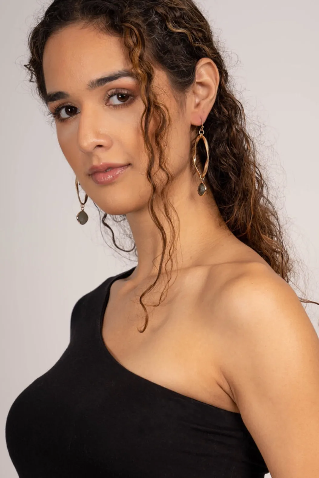 Ella Gemstone Drop Earrings