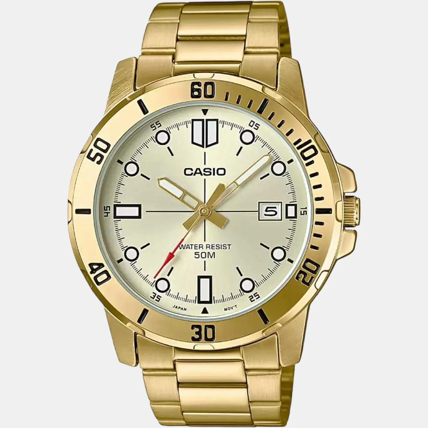 Enticer Men's Analog Stainless Steel Watch A1368 - MTP-VD01G-9EVUDF