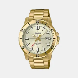 Enticer Men's Analog Stainless Steel Watch A1368 - MTP-VD01G-9EVUDF