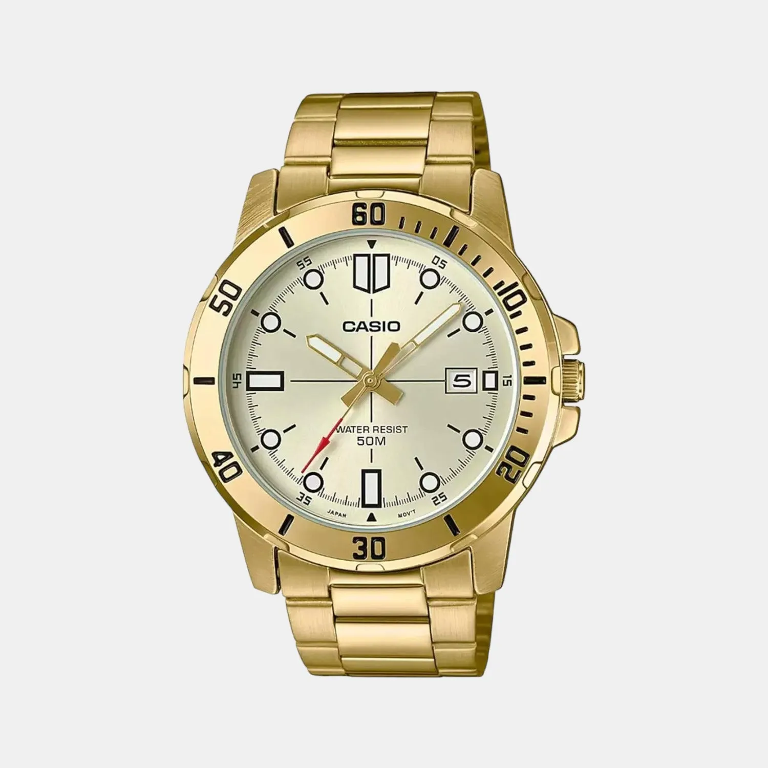 Enticer Men's Analog Stainless Steel Watch A1368 - MTP-VD01G-9EVUDF