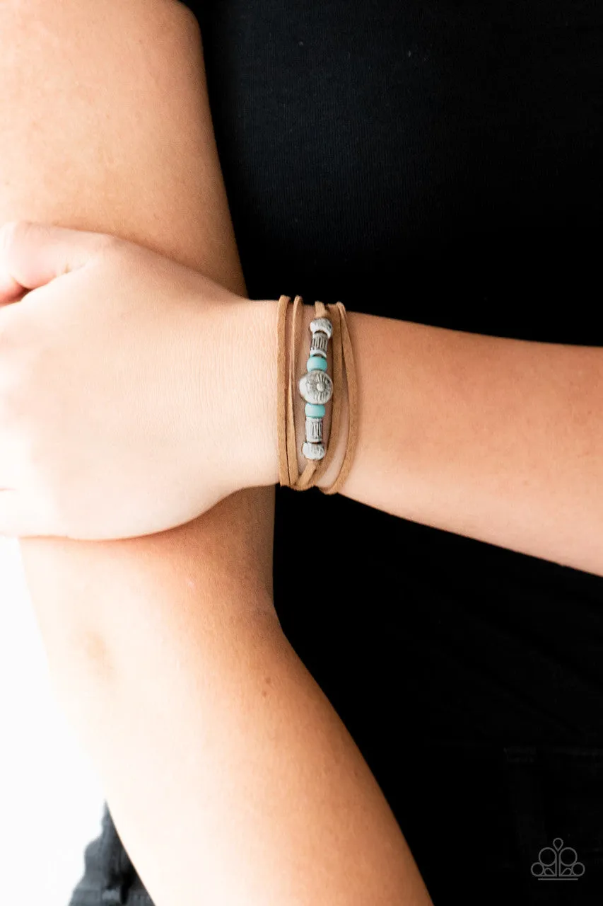 Find Your Way Blue Paparazzi Bracelet