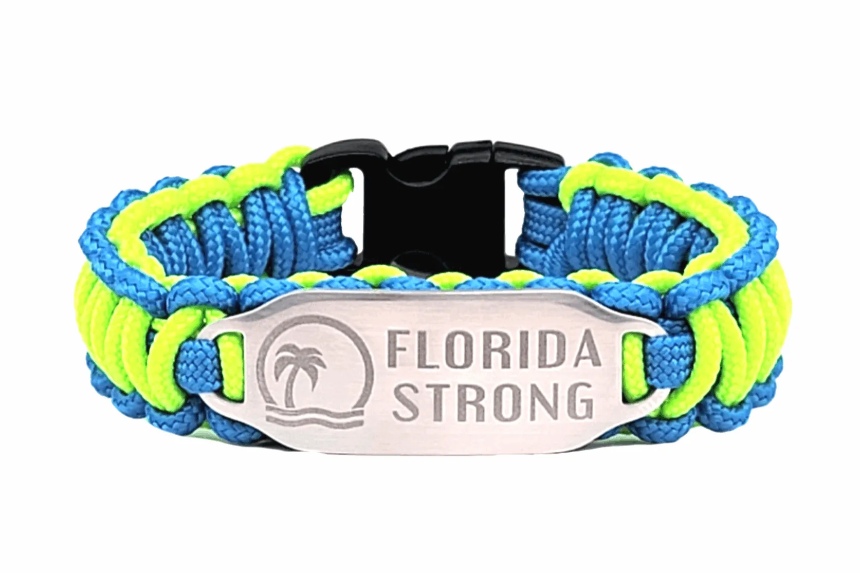 Florida Strong Hurricane Helene Thin 275 Paracord Bracelet for Kids & Adults