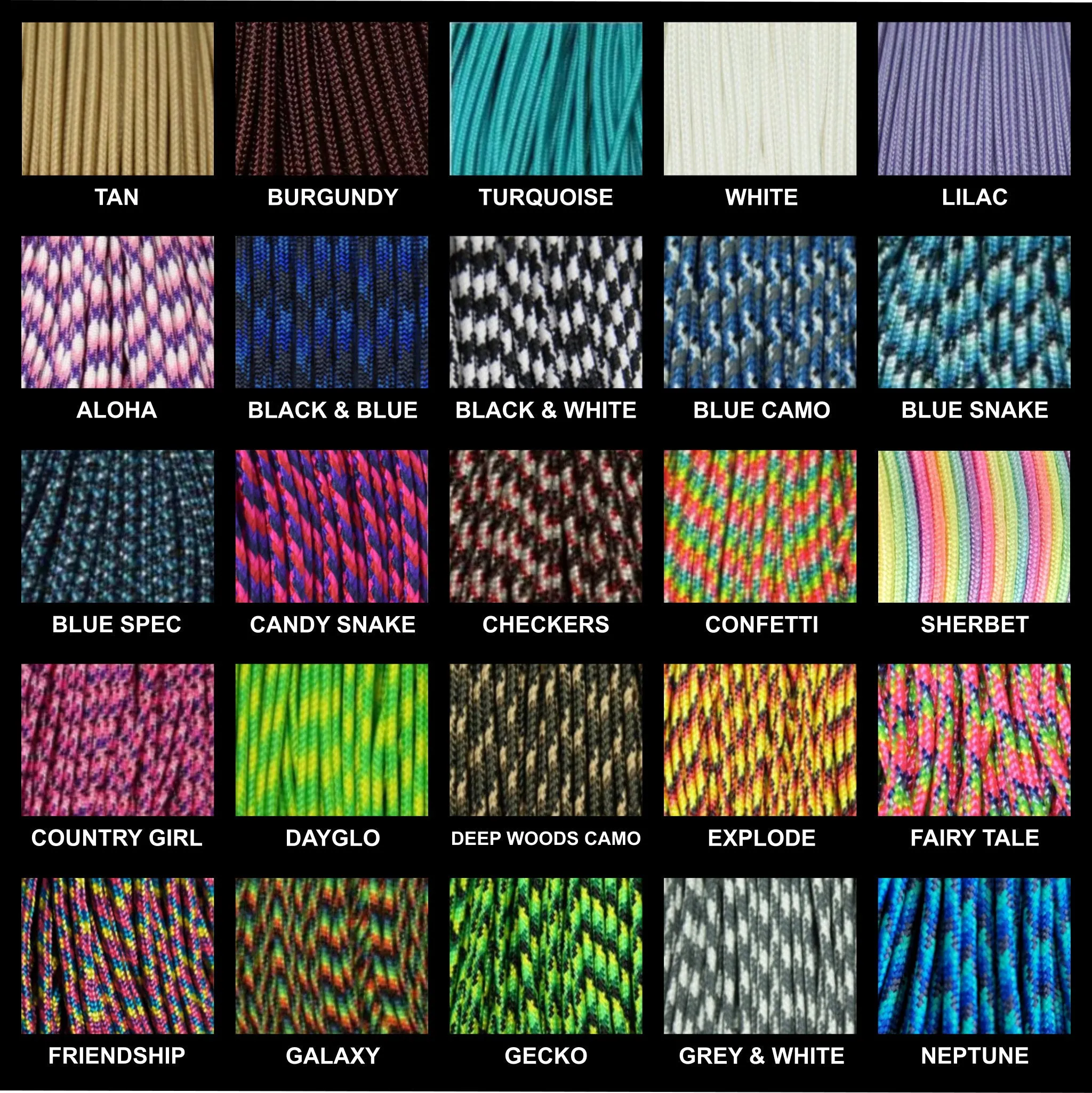 Florida Strong Hurricane Helene Thin 275 Paracord Bracelet for Kids & Adults