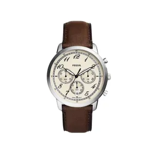 Fossil Men's Neutra Chronograph Brown Leather Watch
