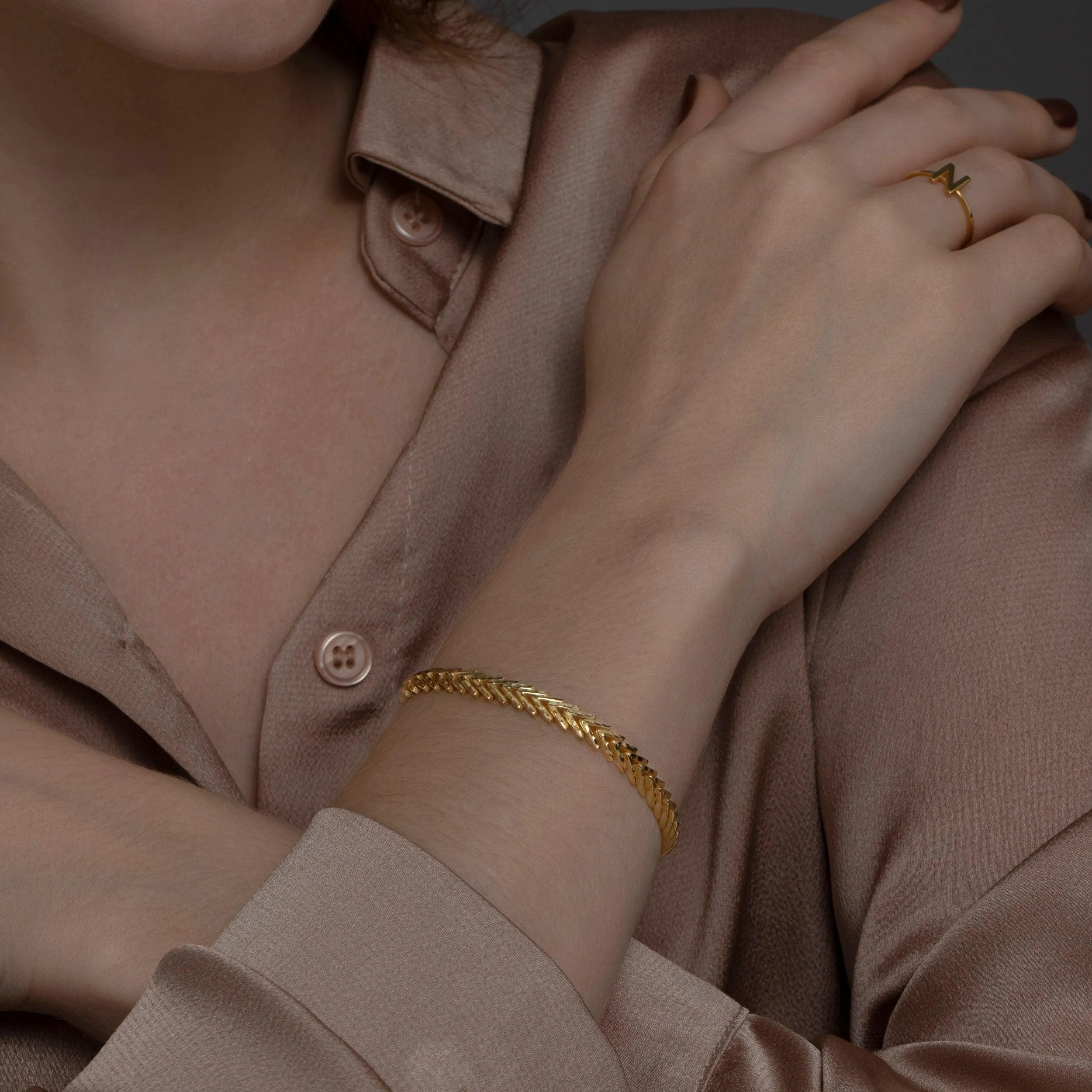 Foxtail Bracelet - 18K Gold Vermeil