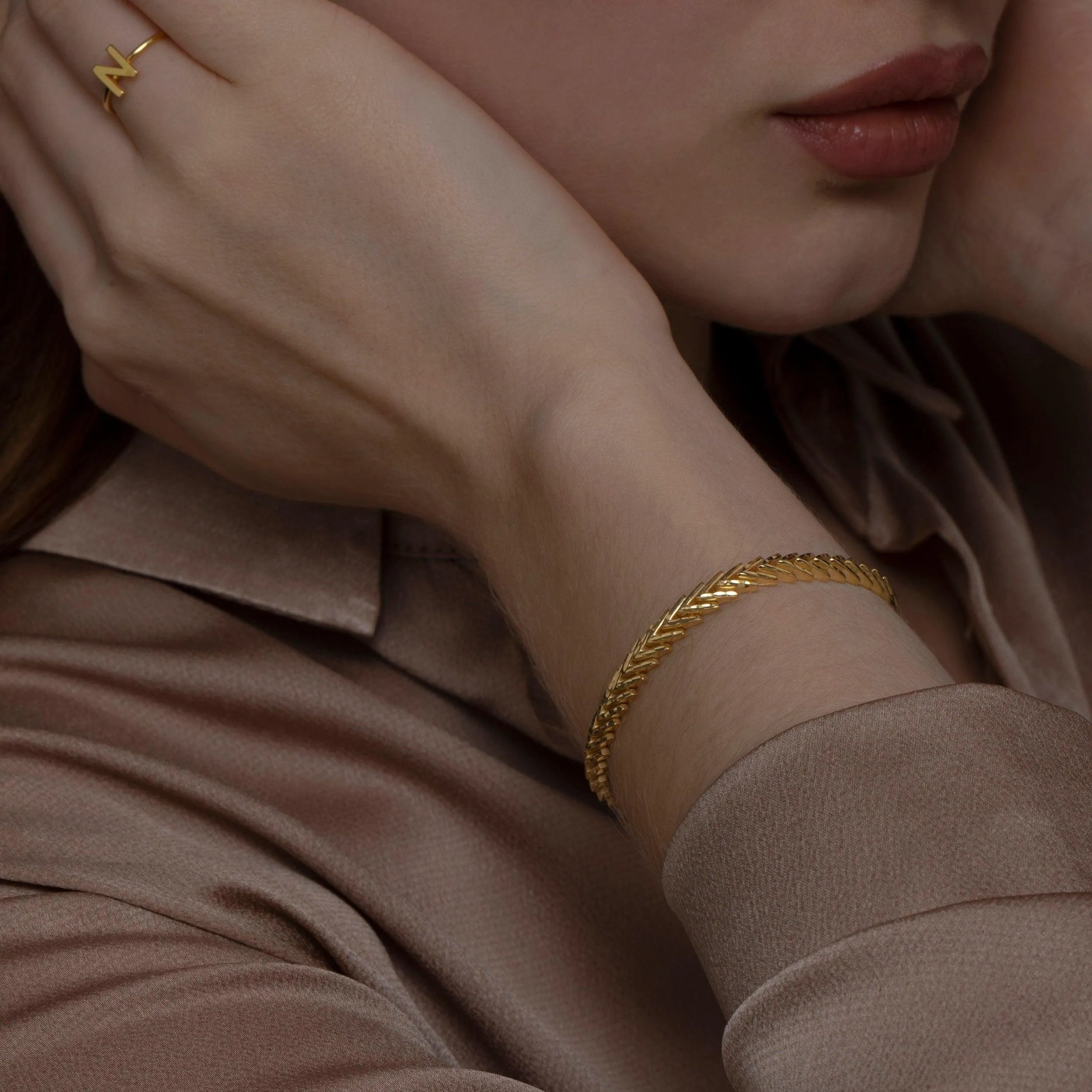 Foxtail Bracelet - 18K Gold Vermeil