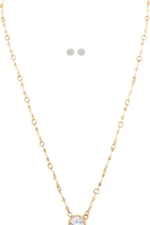 Frilly CZ Set