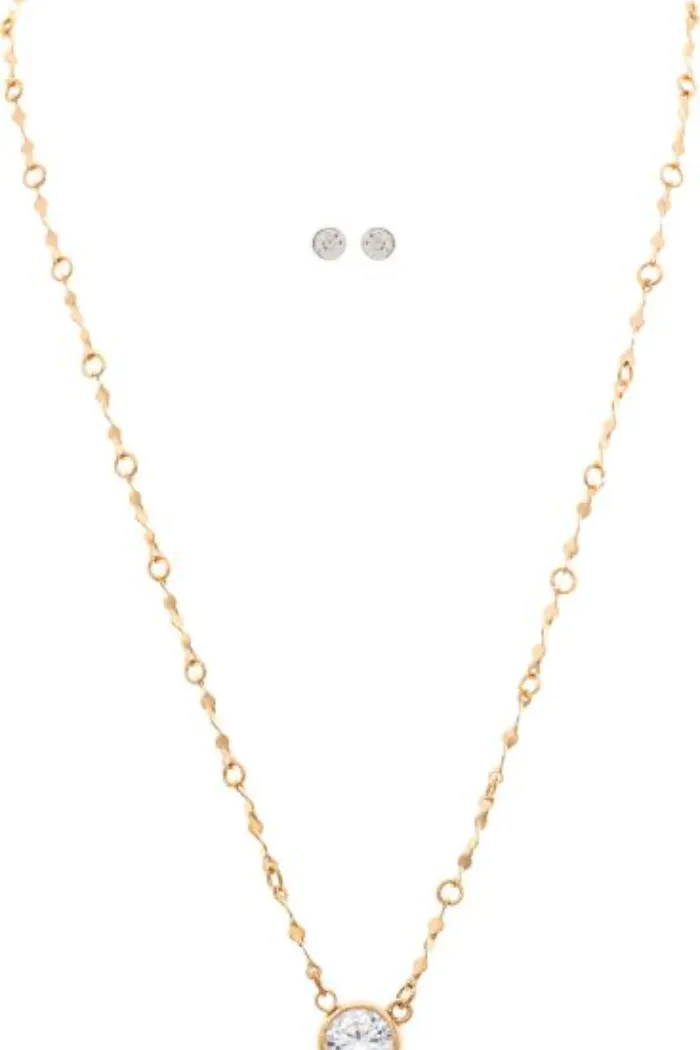 Frilly CZ Set