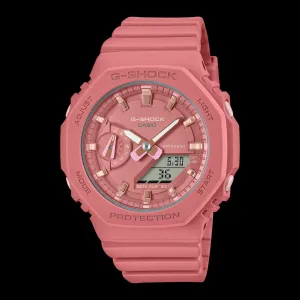 G Shock Digital Pink Resin Band Watch GMAS2100-4A2